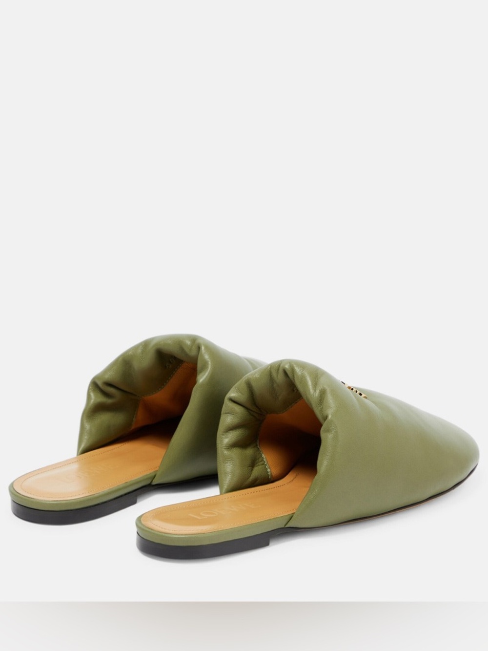 Loewe Anagram Leather Mule Slides - Picture 4 of 11